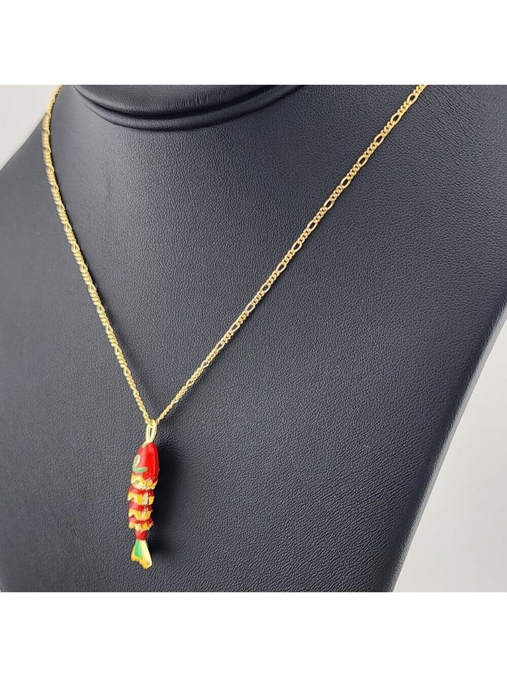 Catch of the Day: Orange Fish Necklace – Brand New - Picture 2 of 6